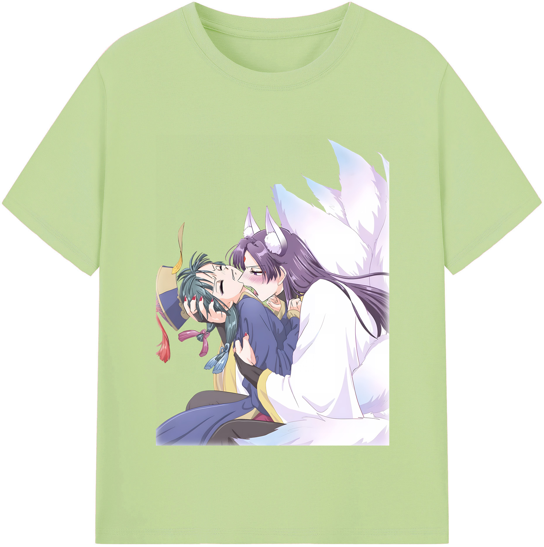 （画像用） 薬屋のひとりごと The Apothecary Diaries 綿100％半袖Tシャツ（フロントプリント）